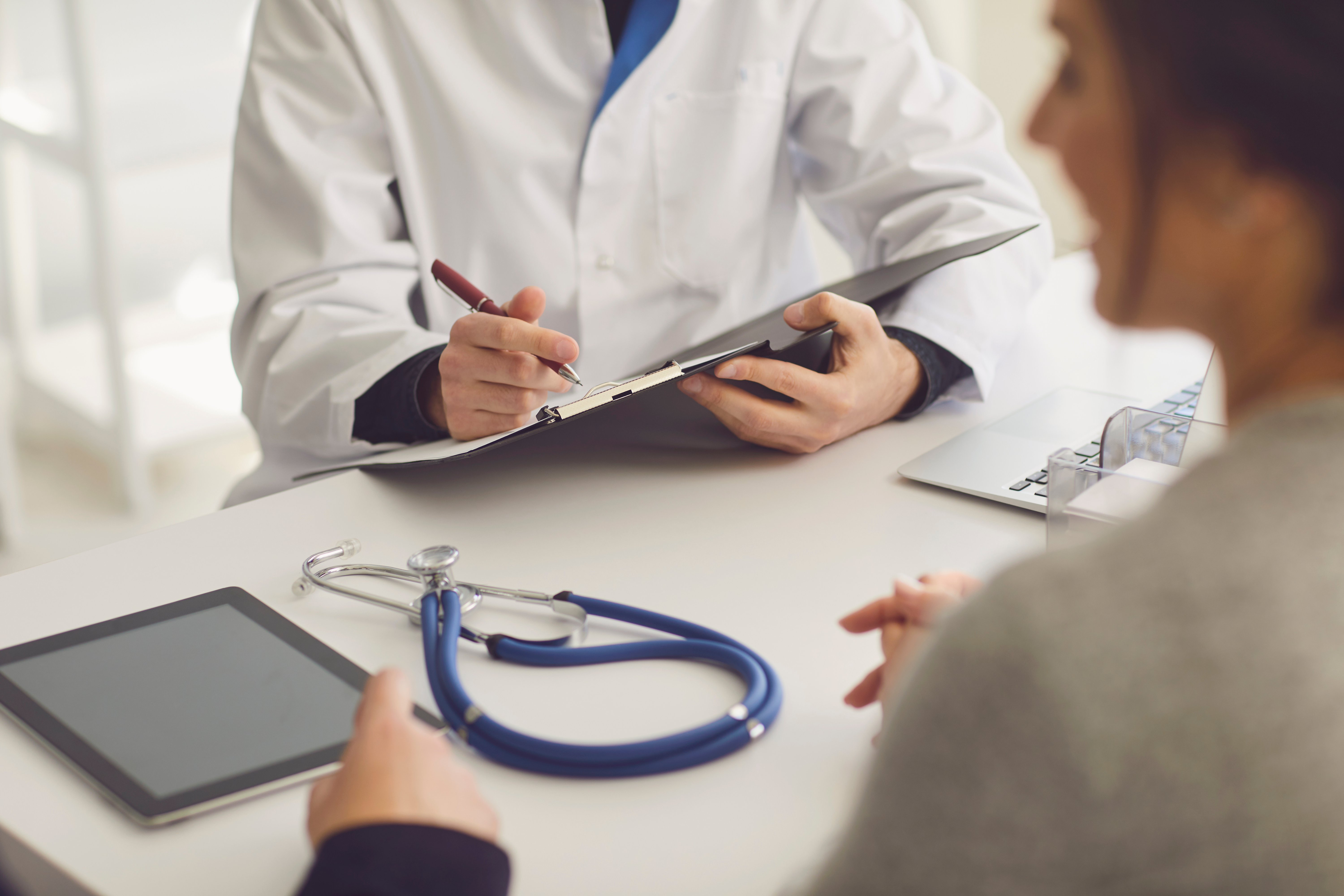 Doctor and stethescope